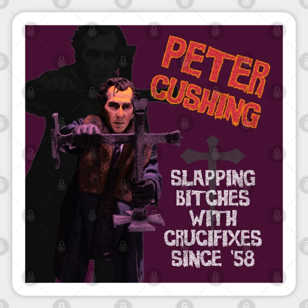 Peter Cushing Sticker by RiottDesigns